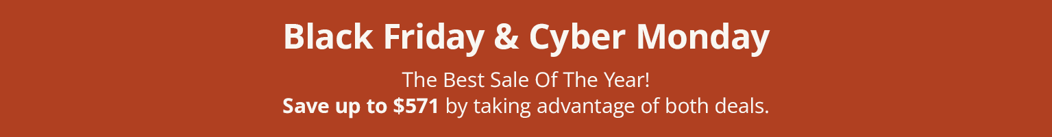 The best sale of the year save up to $571 by taking advantage of both deals.
