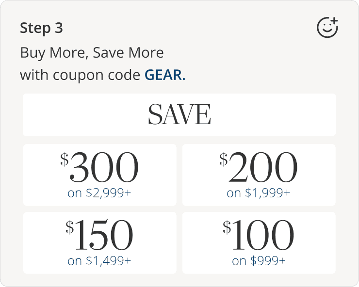 Spend More Save More with coupon code CHEER