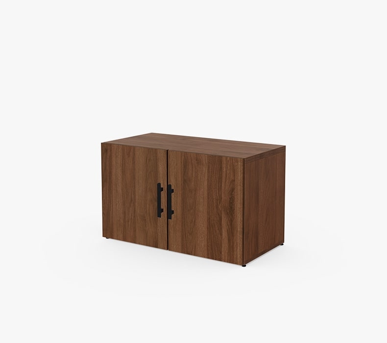 Walnut MoPac Cabinet with Doors