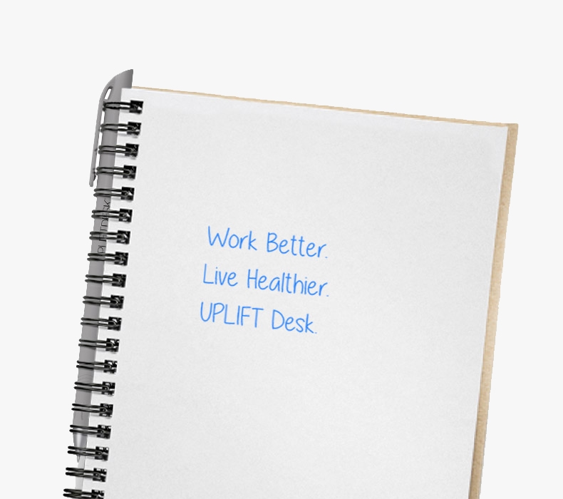 Clip the pen to your notebook