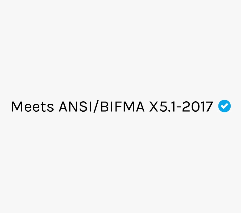 The Envoke Ergonomic Chair meets ANSI/BIFMA X5.1-2017 standard