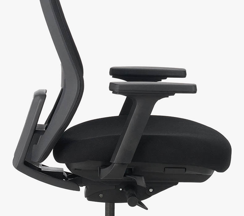 Close-up of the Envoke Ergonomic Office Chair's comfortable seat