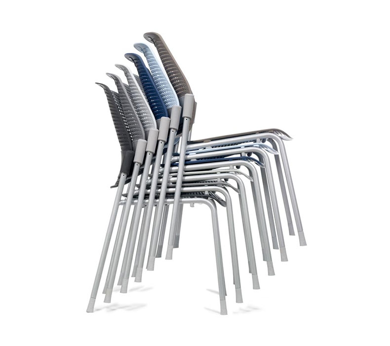Ventilated back and seat pan provide constant breathable support
