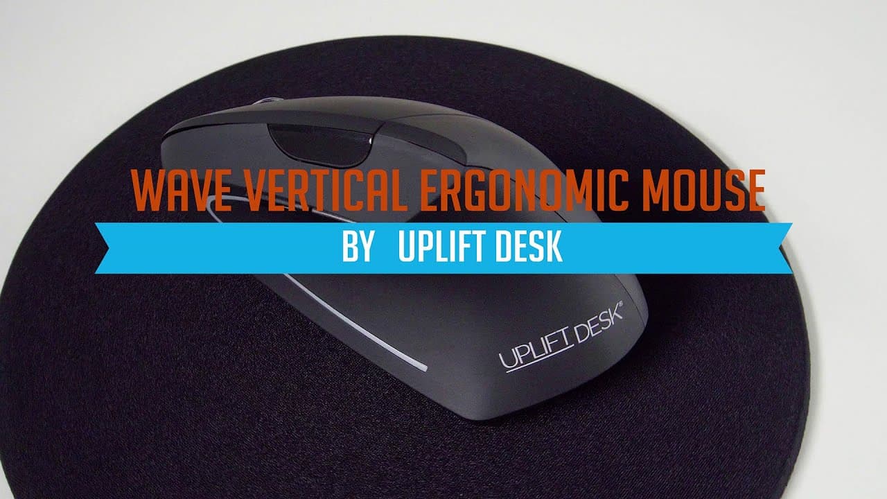 Wave Vertical Ergonomic Mouse by UPLIFT Desk