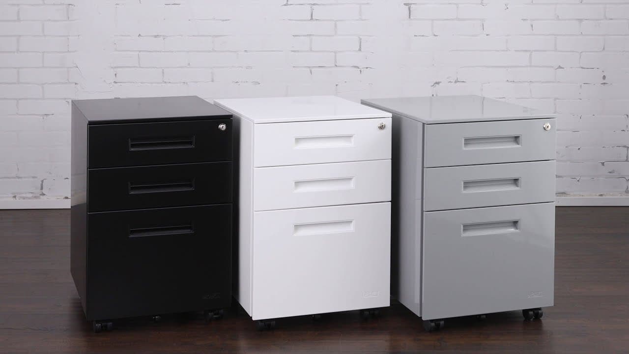 3-Drawer Square File Cabinet by UPLIFT Desk