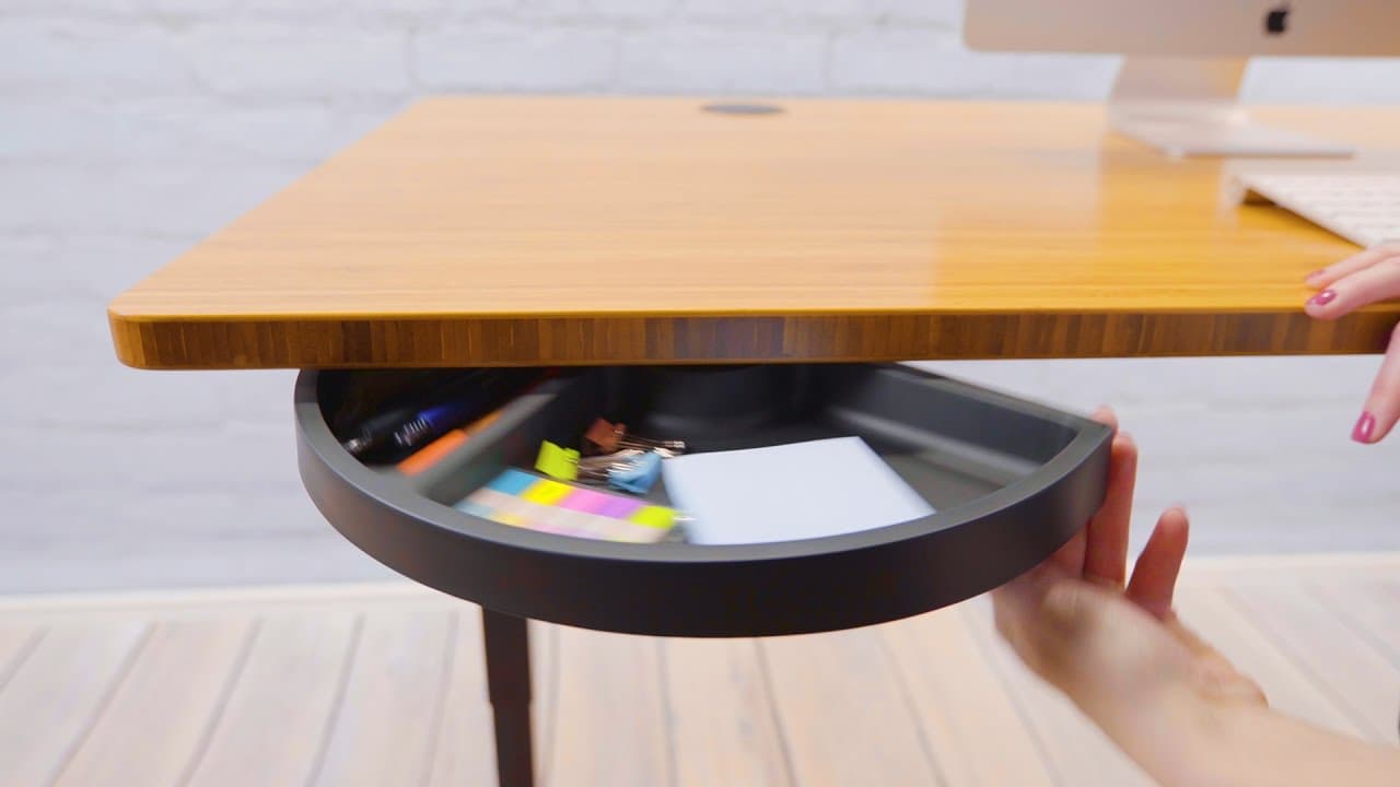 UPLIFT Half Circle Desk Drawer