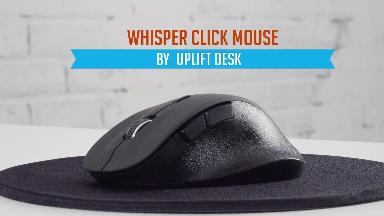 Whisper Click Mouse by UPLIFT Desk
