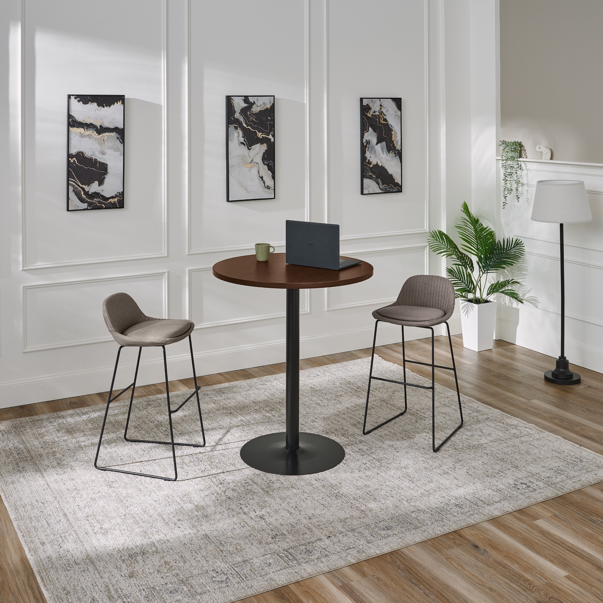 Rivervue Barstools slate and black