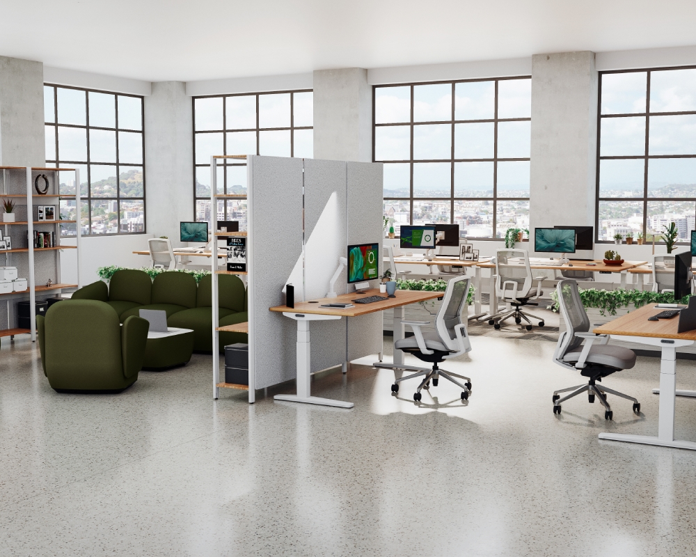 Sequence shelving in open office