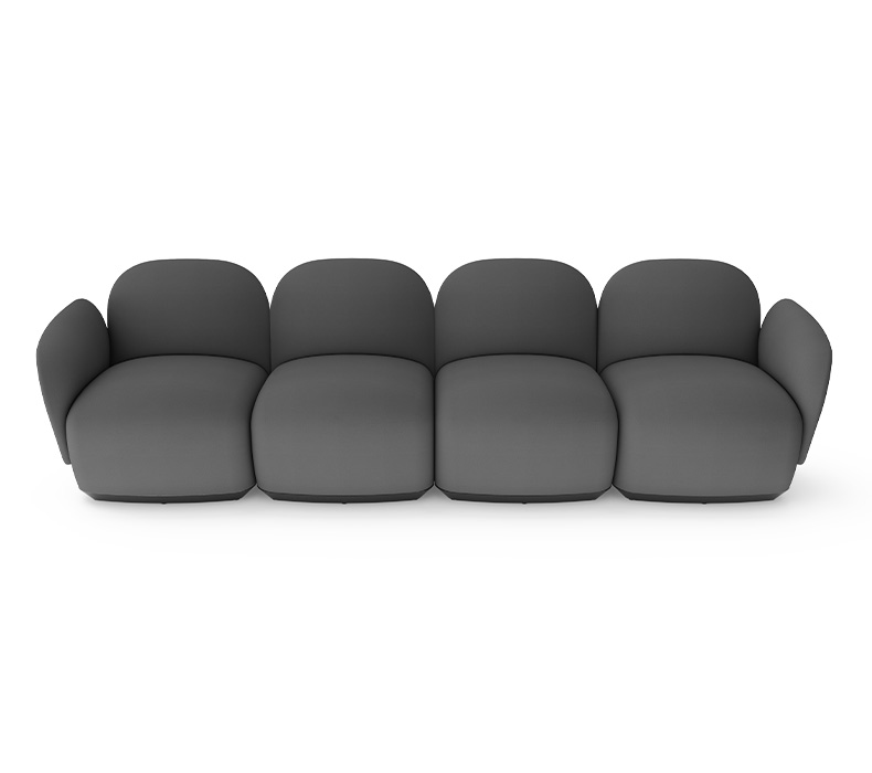 Four Seat Dillo Sofa configuration for office lounge seating.