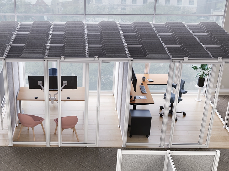 Spaces Wall System in white