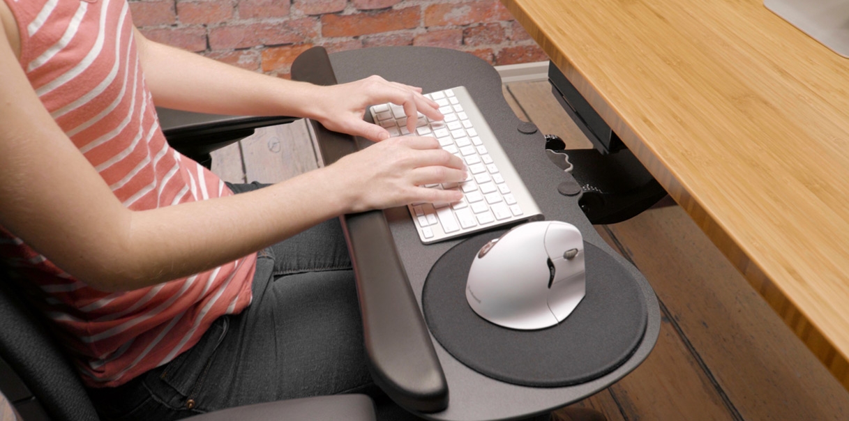 Keyboard tray by UPLIFT Desk