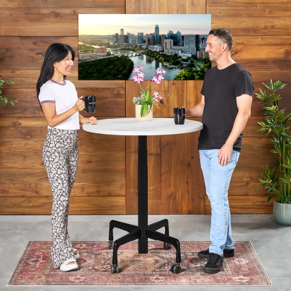 height adjustable bistro table