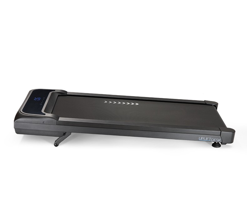 Inclining Walking Pad side-view showing adjustable slope