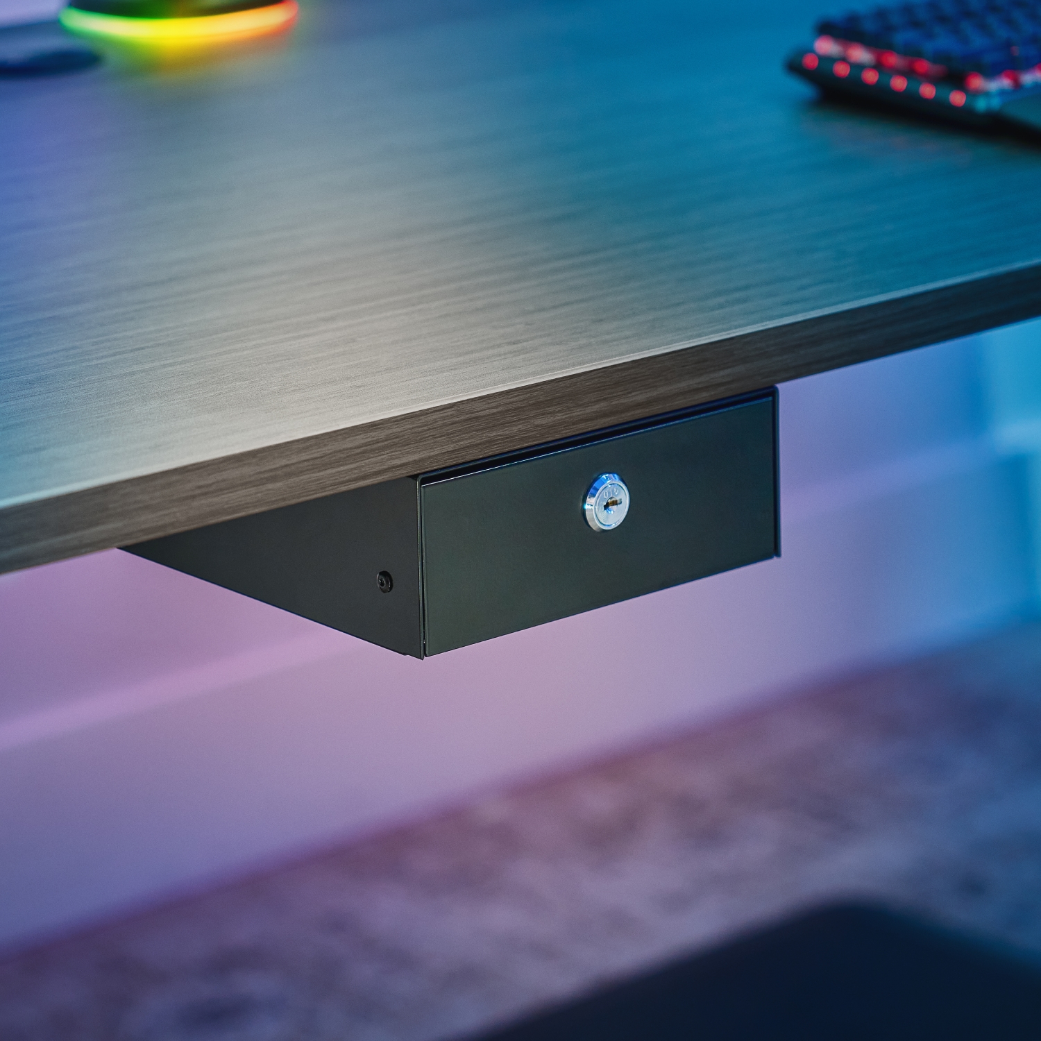 Compact Desk Drawer in black by UPLIFT Desk