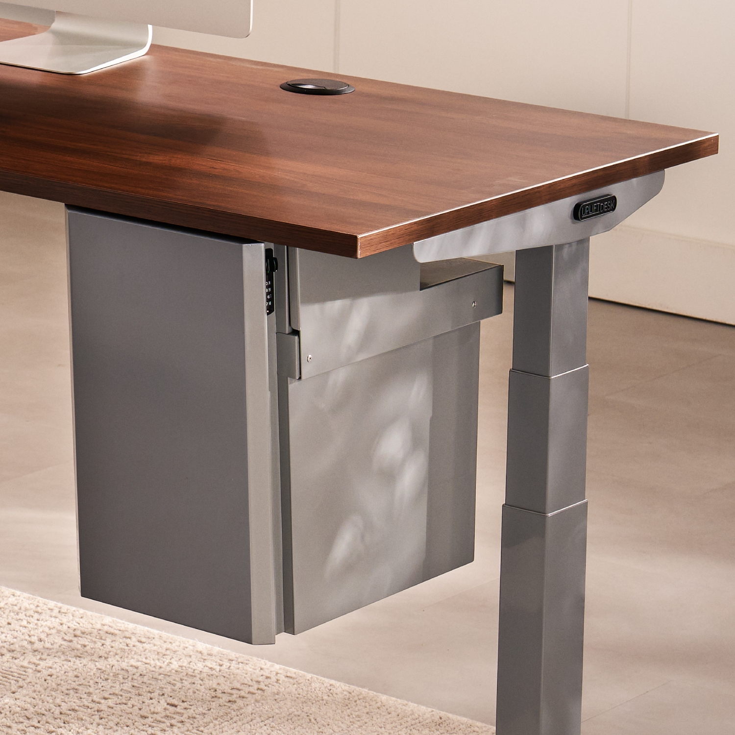 Deep Desk Drawer in Gray by UPLIFT Desk