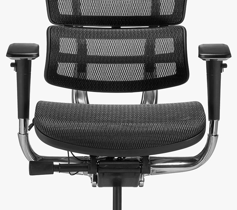 Close-up of the seat of an Intuition Ergonomic Chair