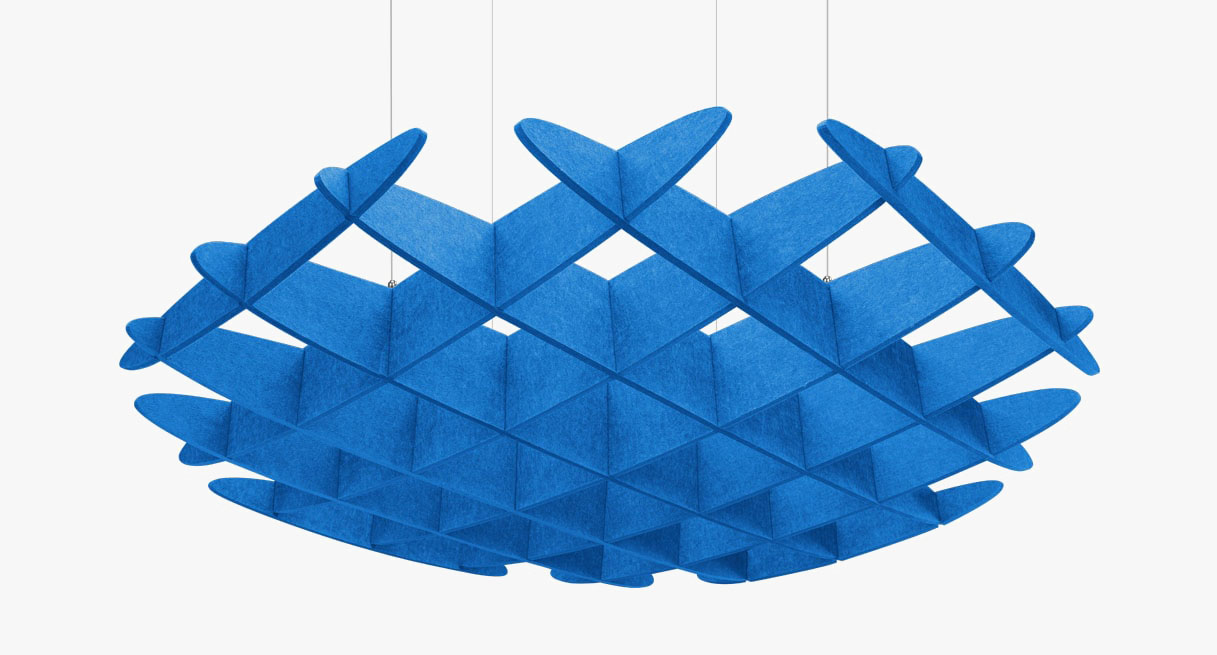 Lagoon blue waffle cloud