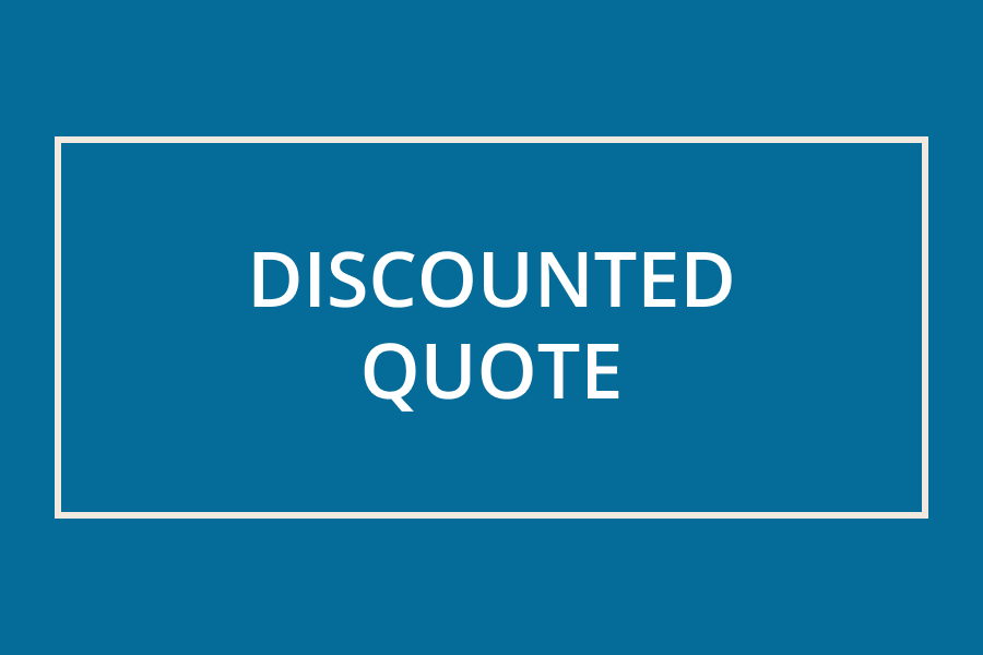 Discounted quote