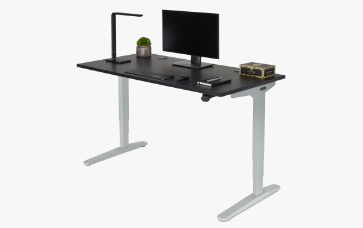 UPLIFT Clearance Standing Desk - Black Laminate 42” x 30” hover image