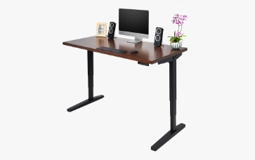 UPLIFT Clearance Standing Desk - Dark Rubberwood 42” x 30” hover image