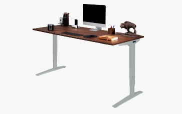 UPLIFT Clearance Standing Desk - Walnut Laminate 48” x 24” hover image