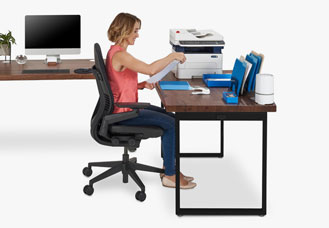 O-Leg Seated Height Side Table Frame hover image