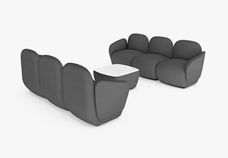 Dillo Seat with Left Arm hover image
