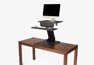 Riser or Clamp Standing Desk Converter hover image