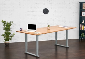 UPLIFT Height Adjustable Conference Table, 42" Wide hover image