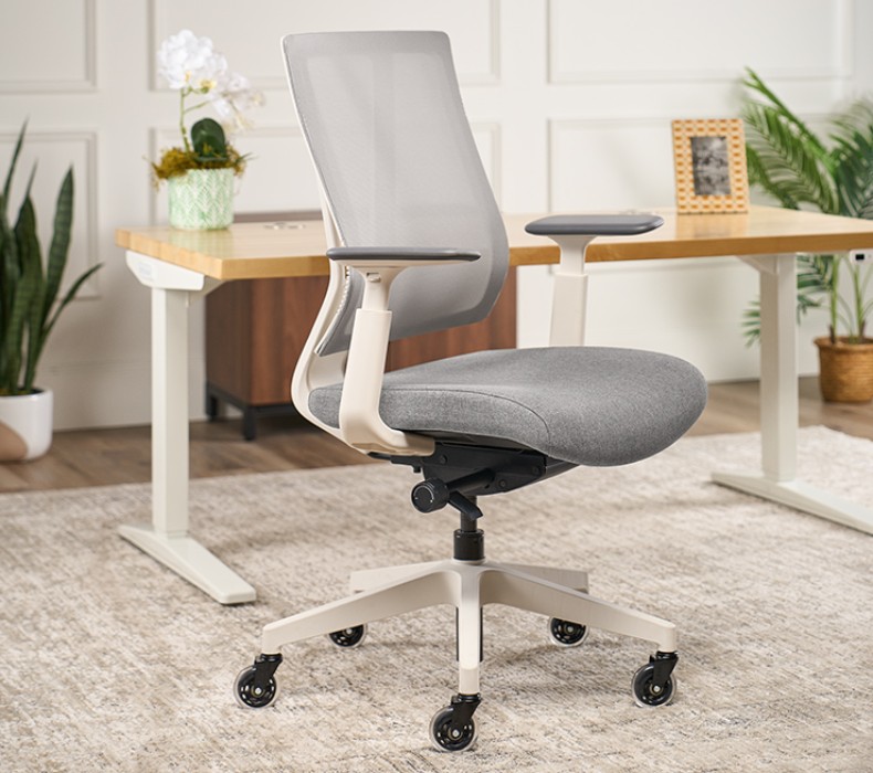 Clarksville Ergonomic chair by UPLIFT Desk featuring a breathable mesh material