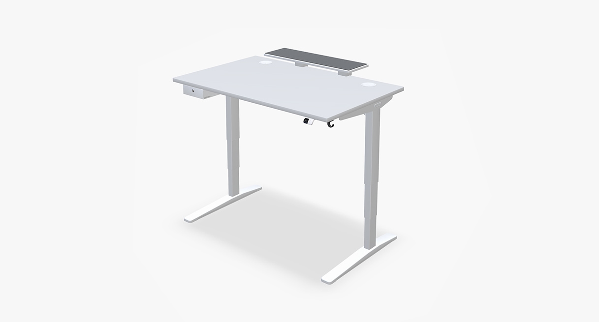 White Laminate 48" x 30" desktop