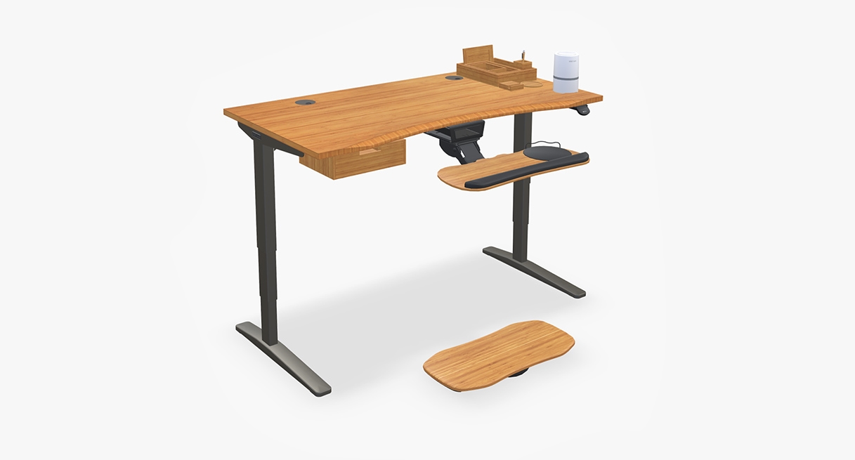 Bamboo Curve 60" x 30" desktop