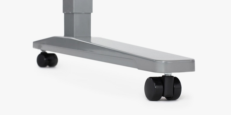 Desk casters add height and mobility to standing desk workstations everywhere