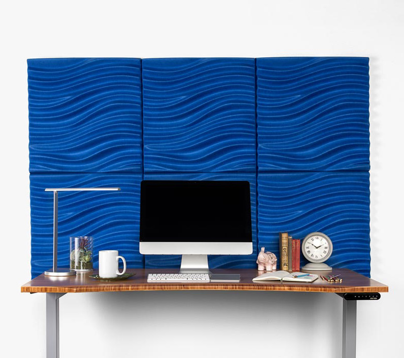 3D wave acoustic wall panels