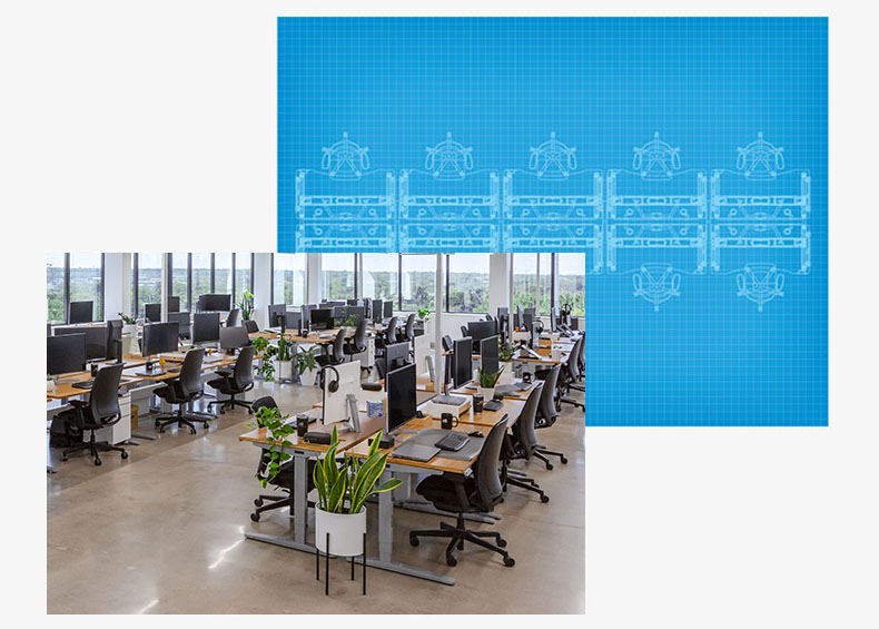 Free Space Planning and office layout services