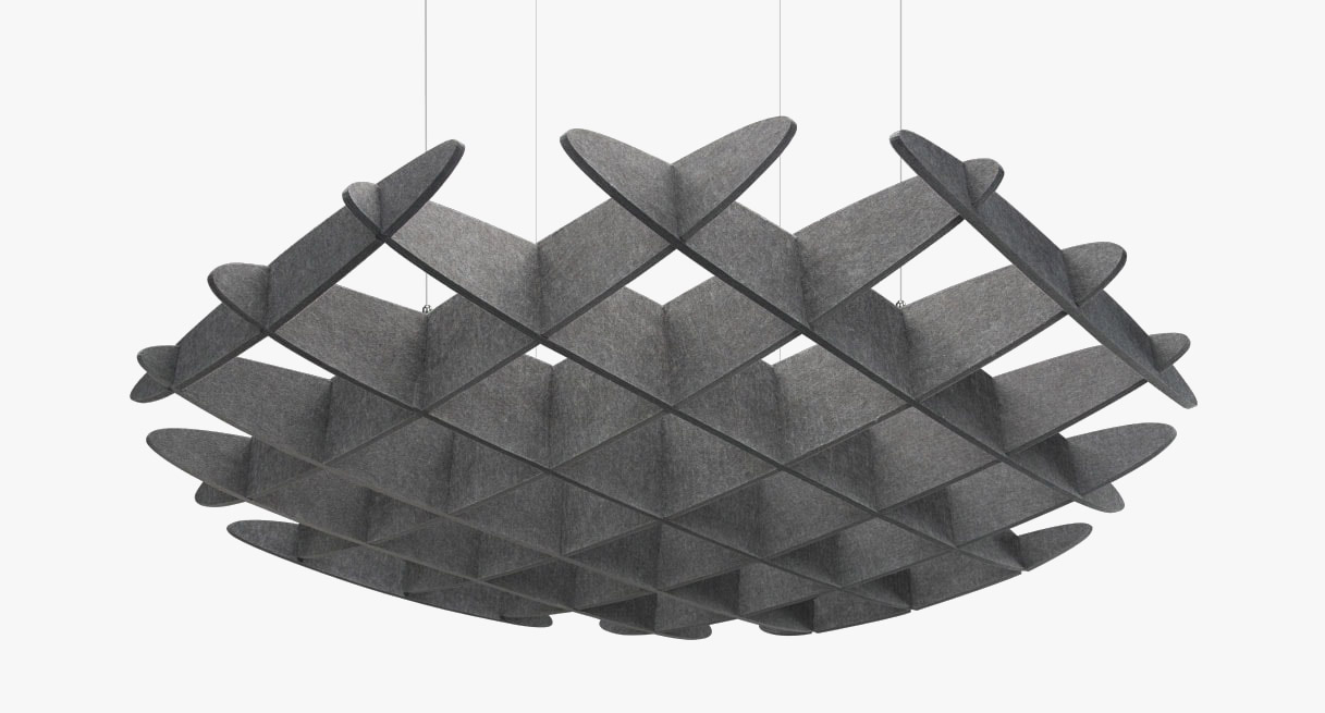 Dark Gray waffle cloud