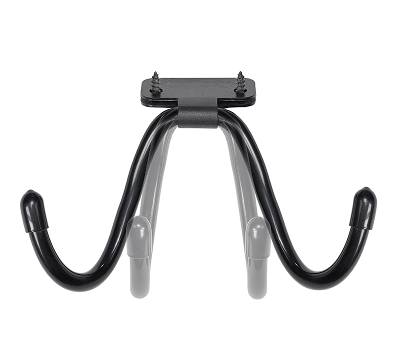 An image displaying how far the Flexible Desk Hook by UPLIFT Desk can bend