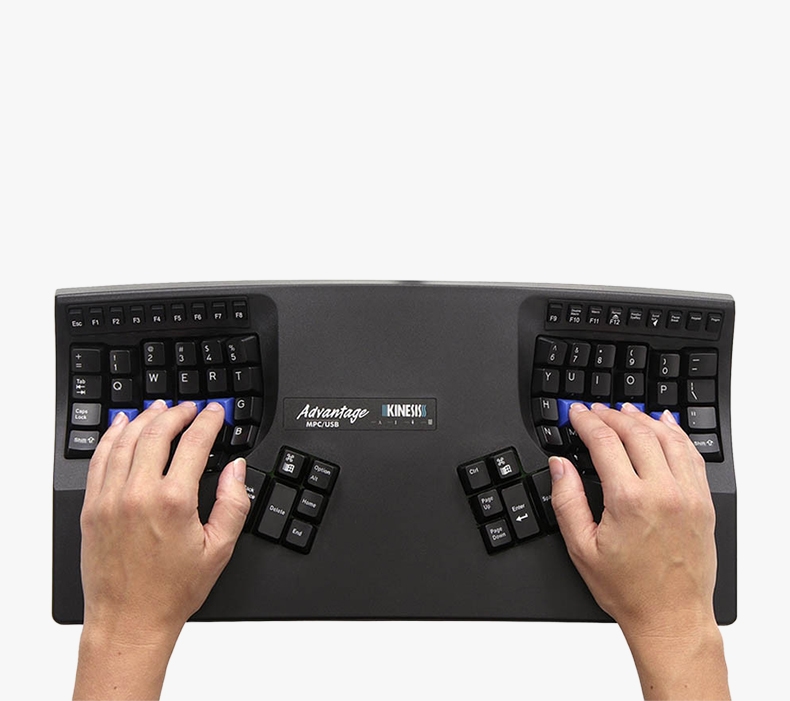 Kinesis Advantage2 Contoured USB Keyboard fits the natural shape of your hands