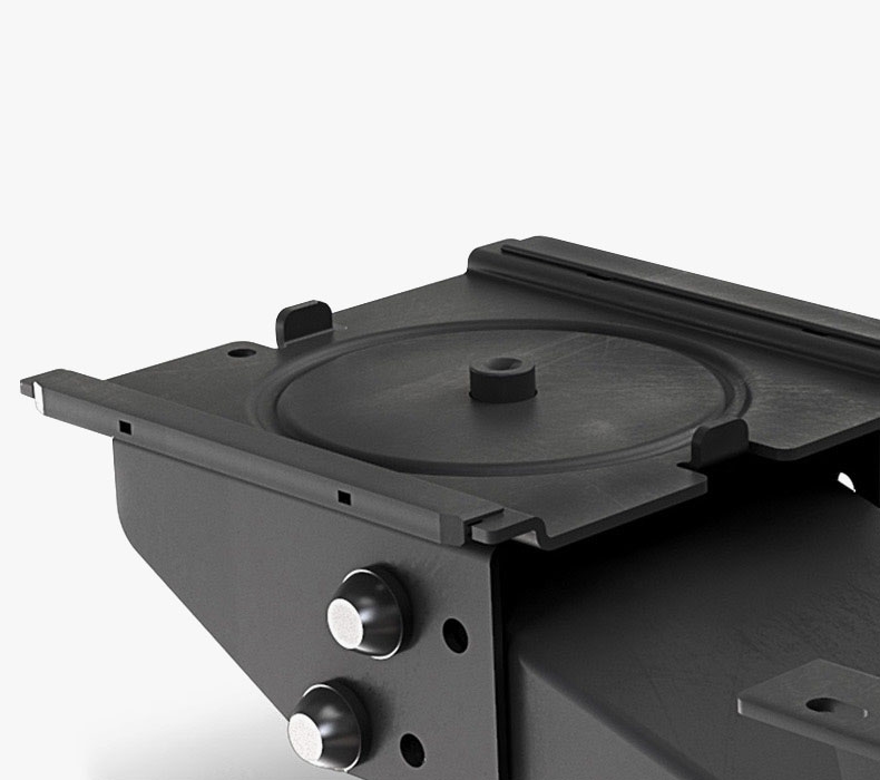 360 degree swivel mechanism allows you to move your tray system with ease