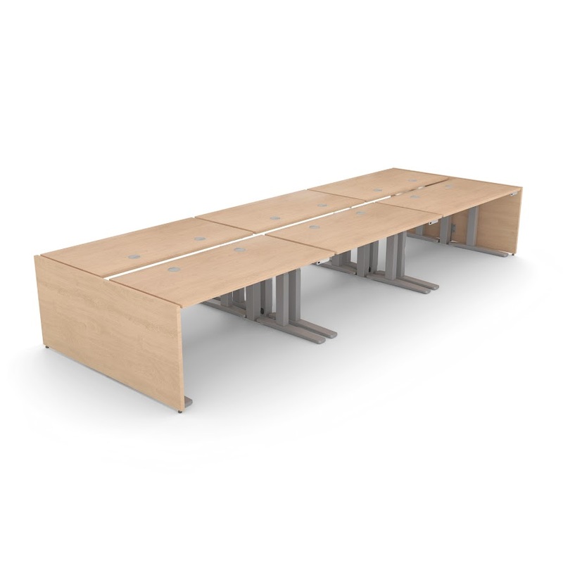 Diagram of UPLIFT Gallery Panel affixed to a Power & Data Rail post.