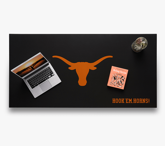 Collegiate desktop featuring UT Longhorns branding that says HOOK'EM, HORNS!
