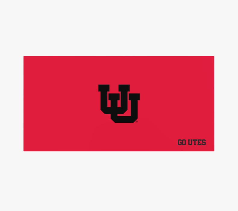 Collegiate desktop featuring Utah Utes branding with text saying, GO UTES.