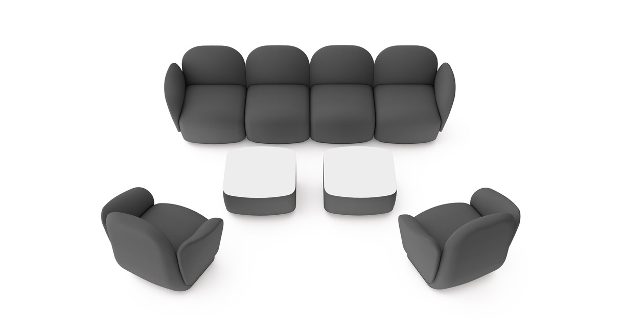Dillo Huddle Plus Seating for 6