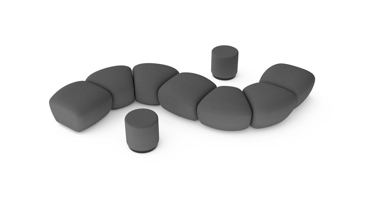 Dillo Yin-Yang Seating for 9