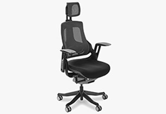 Pursuit Ergonomic Chair angled front view