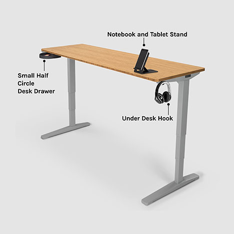 Desk holder for tablet SBS (up to 10''), TASUPPUNIDESK