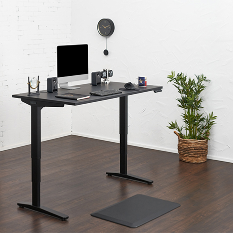 Office Stand Up Desk Optional Standing Desk Mat Details about   Adjustable Height Standing Desk 
