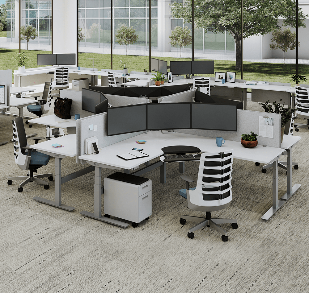 Government Office Solutions Uplift Desk