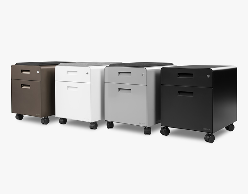 2 Drawer File Cabinet With Seat By Uplift Desk